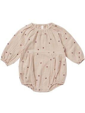 RYLEE + CRU LONG SLEEVE BUBBLE ROMPER / STARS 12-18 months